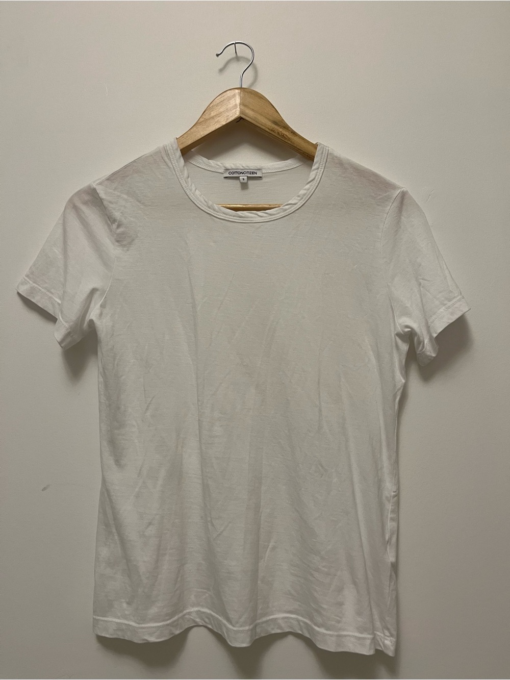 Cotton Citizen Men's White Short Sleeve Crew Tee
